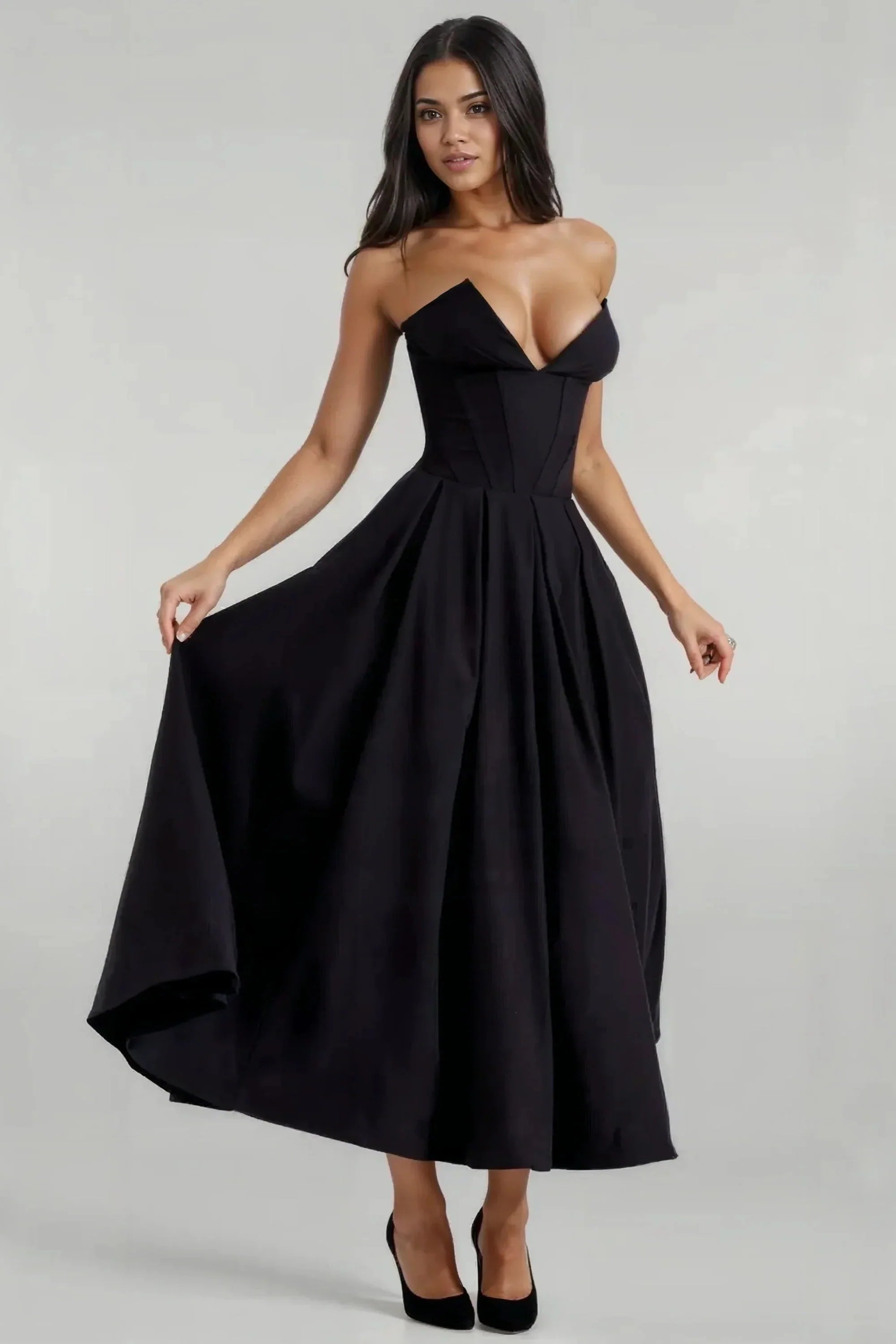 SADIE CORSET MAXI DRESS